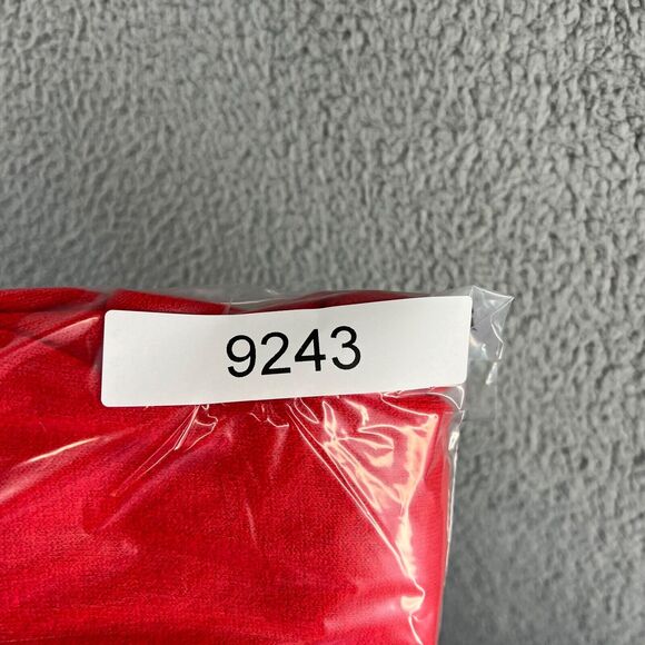 Vintage Knit Sweater Men's Large Red V Neck Pullover Acrylic Town & Country 90s - Picture 11 of 11